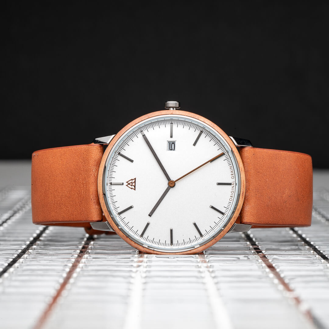 Mahogany Steel Modern Minimal 40mm