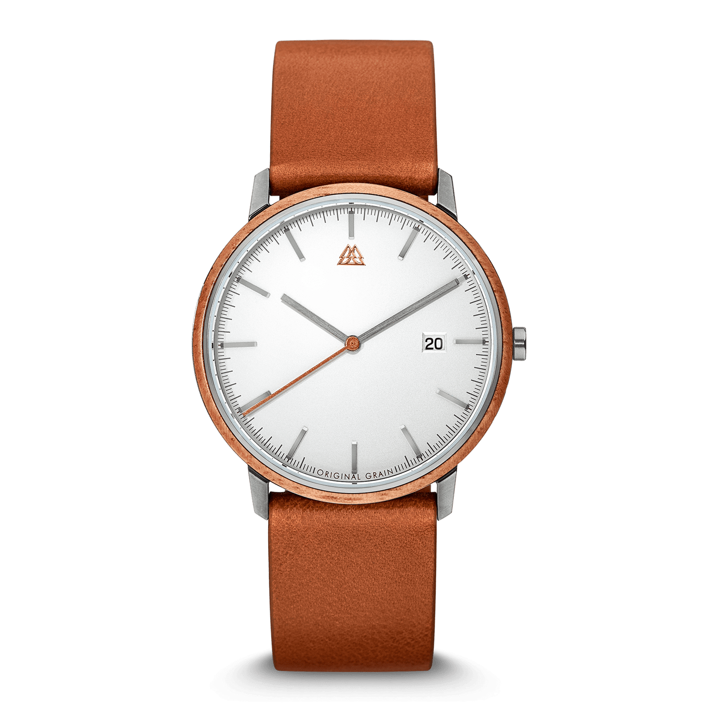 Mahogany Steel Modern Minimal 40mm