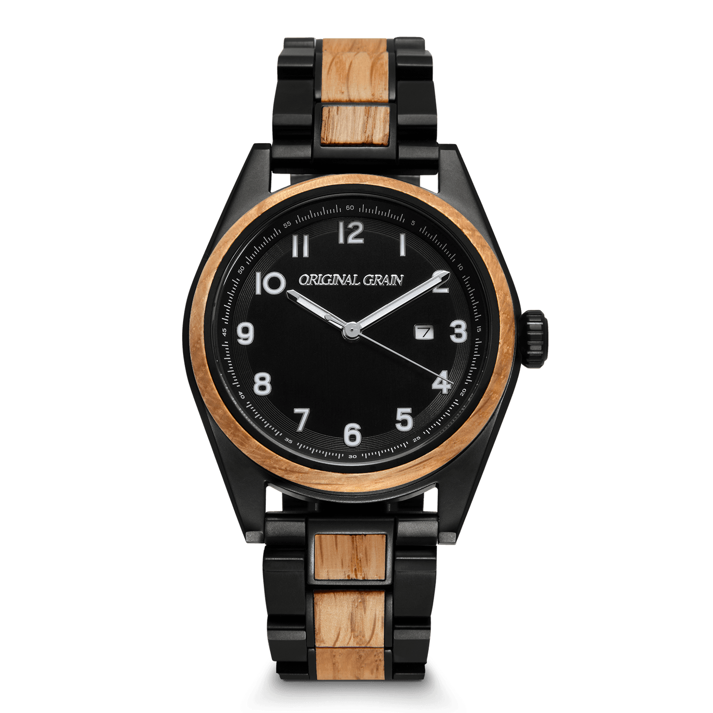 Eichenholz schwarz Nomad 42mm