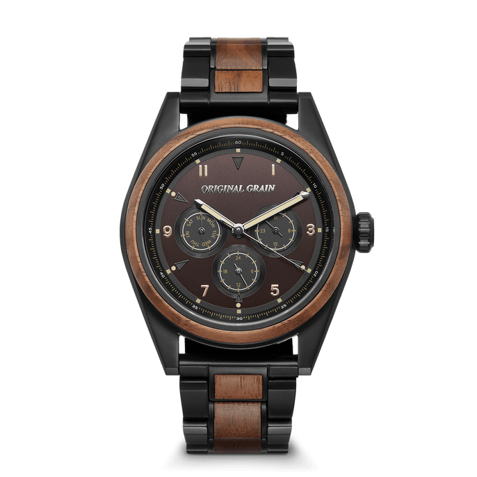 Walnut Black Nomad Evo 42mm Original Grain