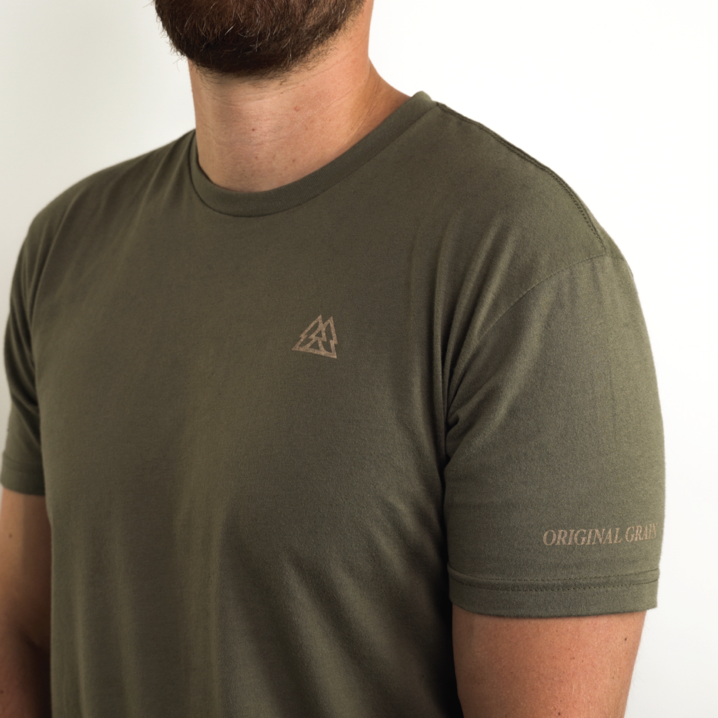 Olive Original Grain T-Shirt