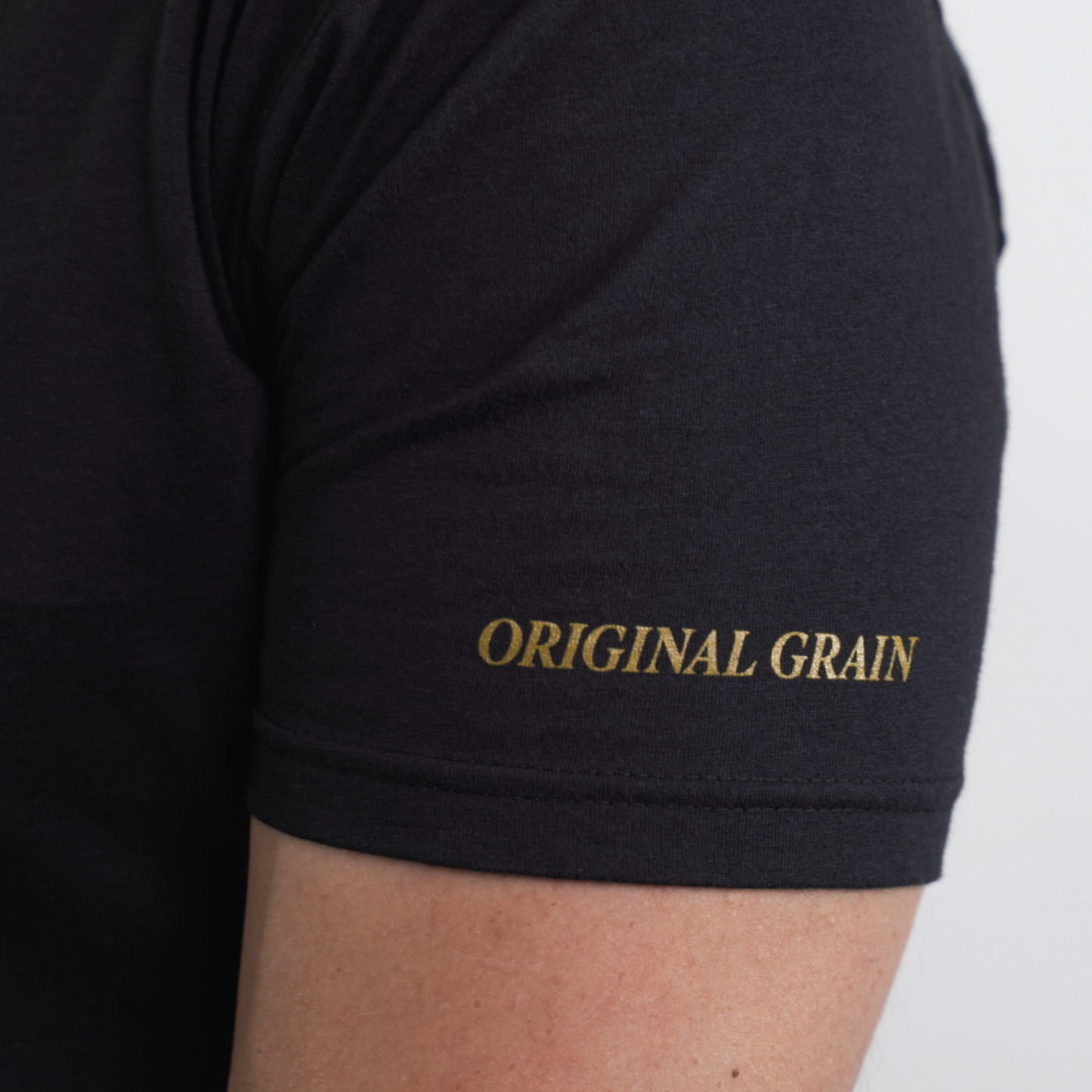 T-shirt noir grain original