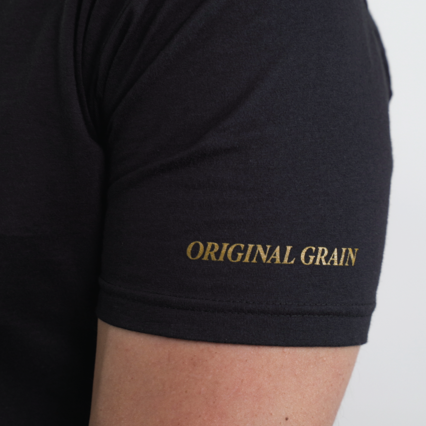 Black Original Grain T-Shirt