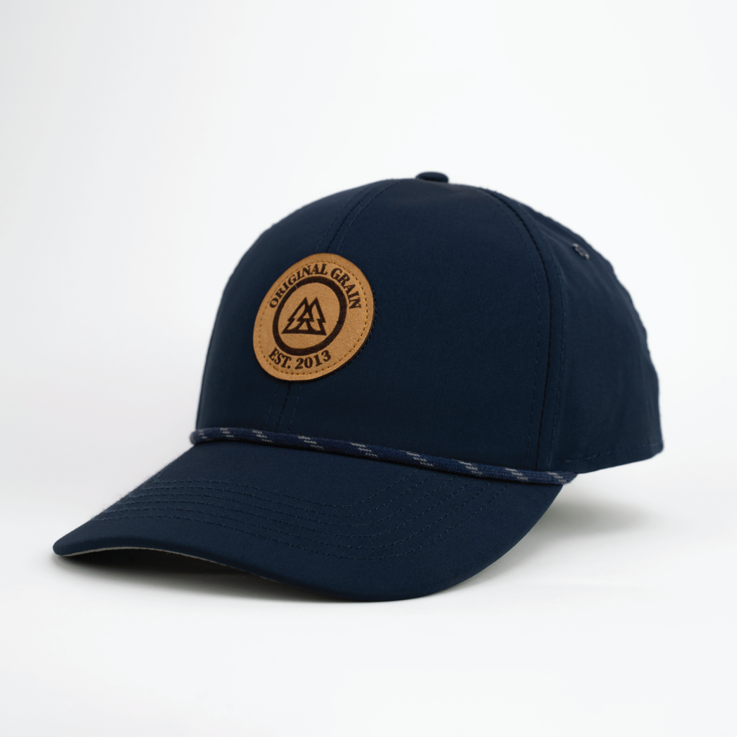 Navy & Tan Suede Original Grain Hat