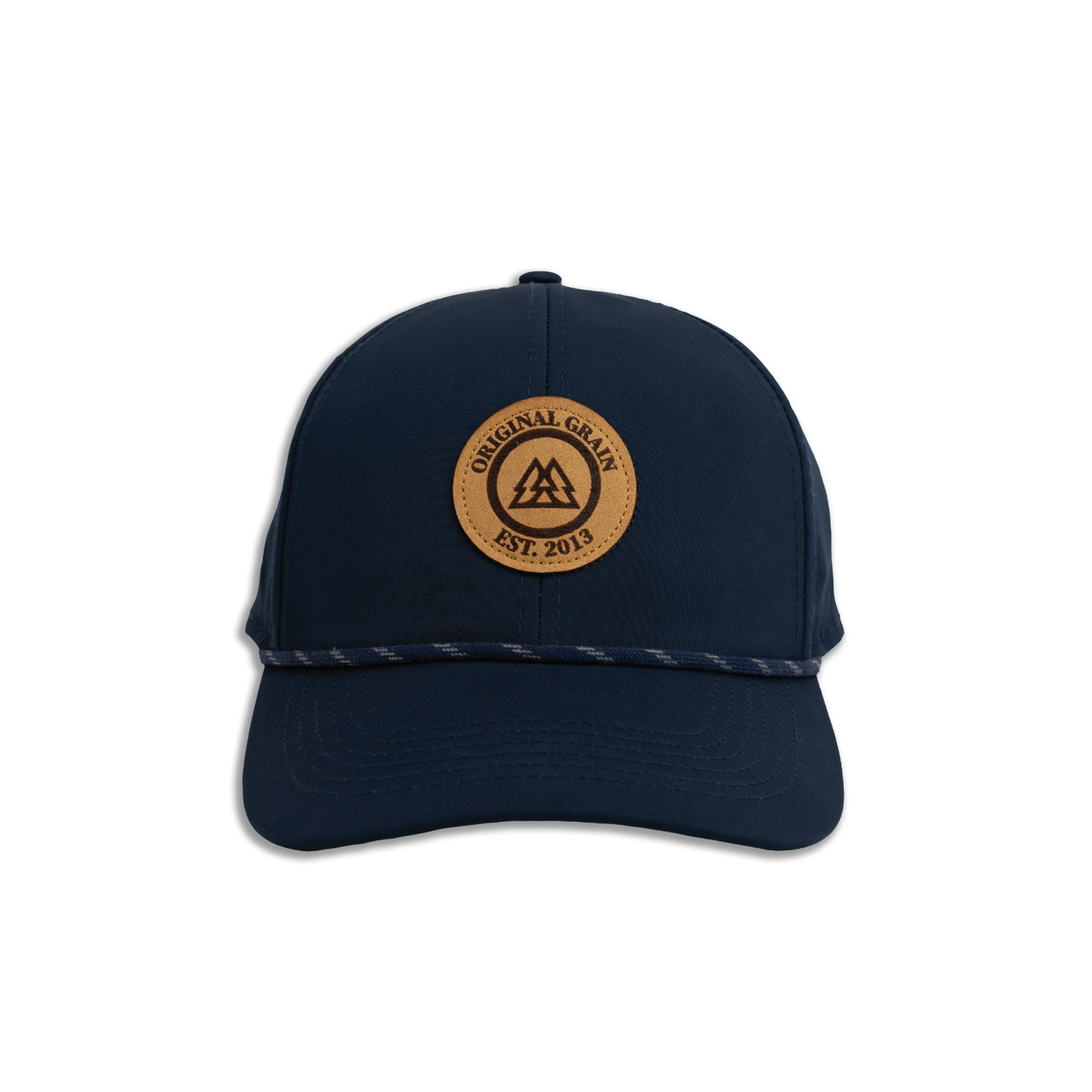 Navy & Tan Suede Original Grain Hat