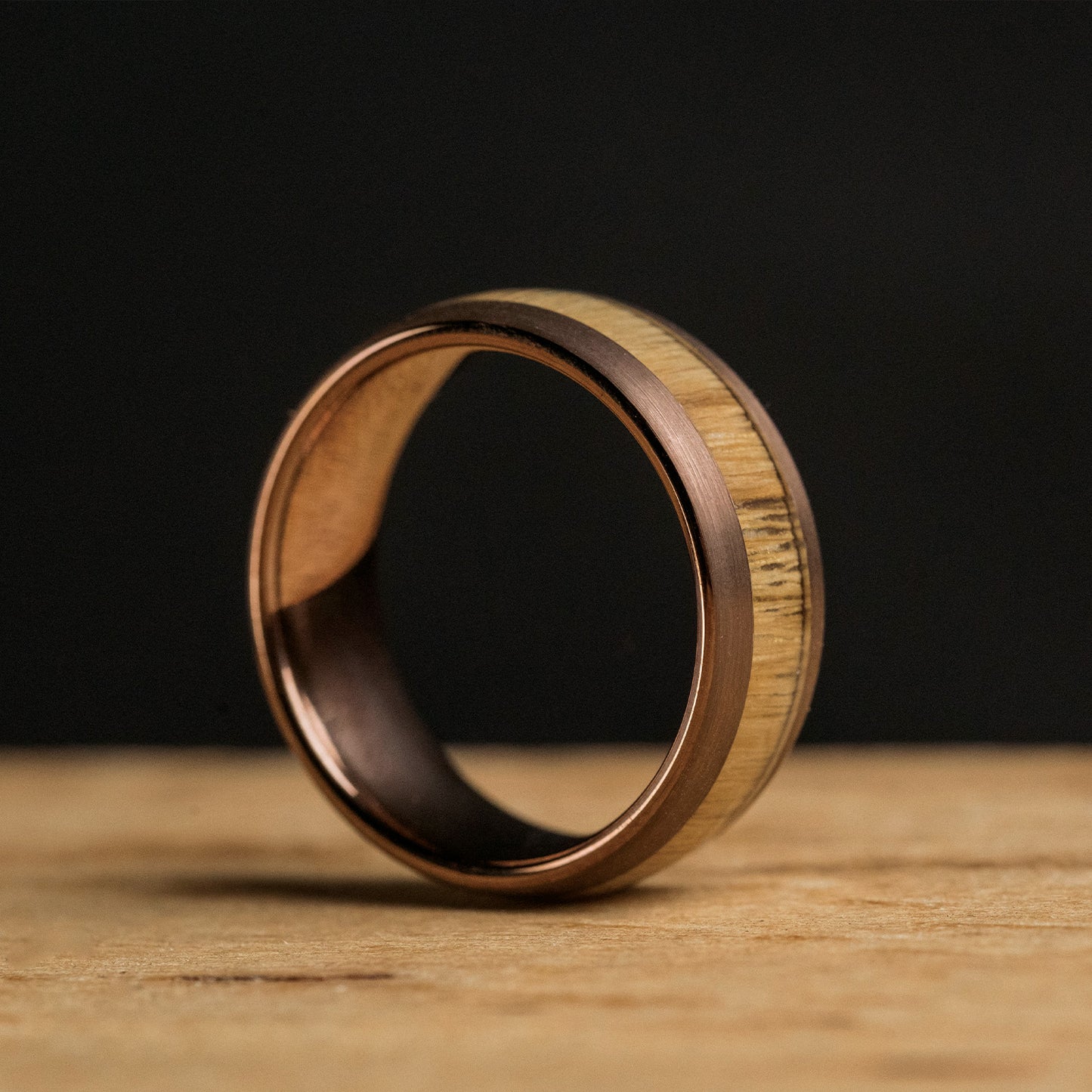 Whiskey Espresso Single Barrel Ring