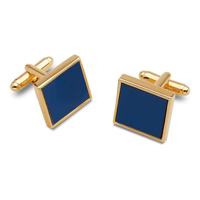 Original Grain 18k Gold Plated Cuff Links 