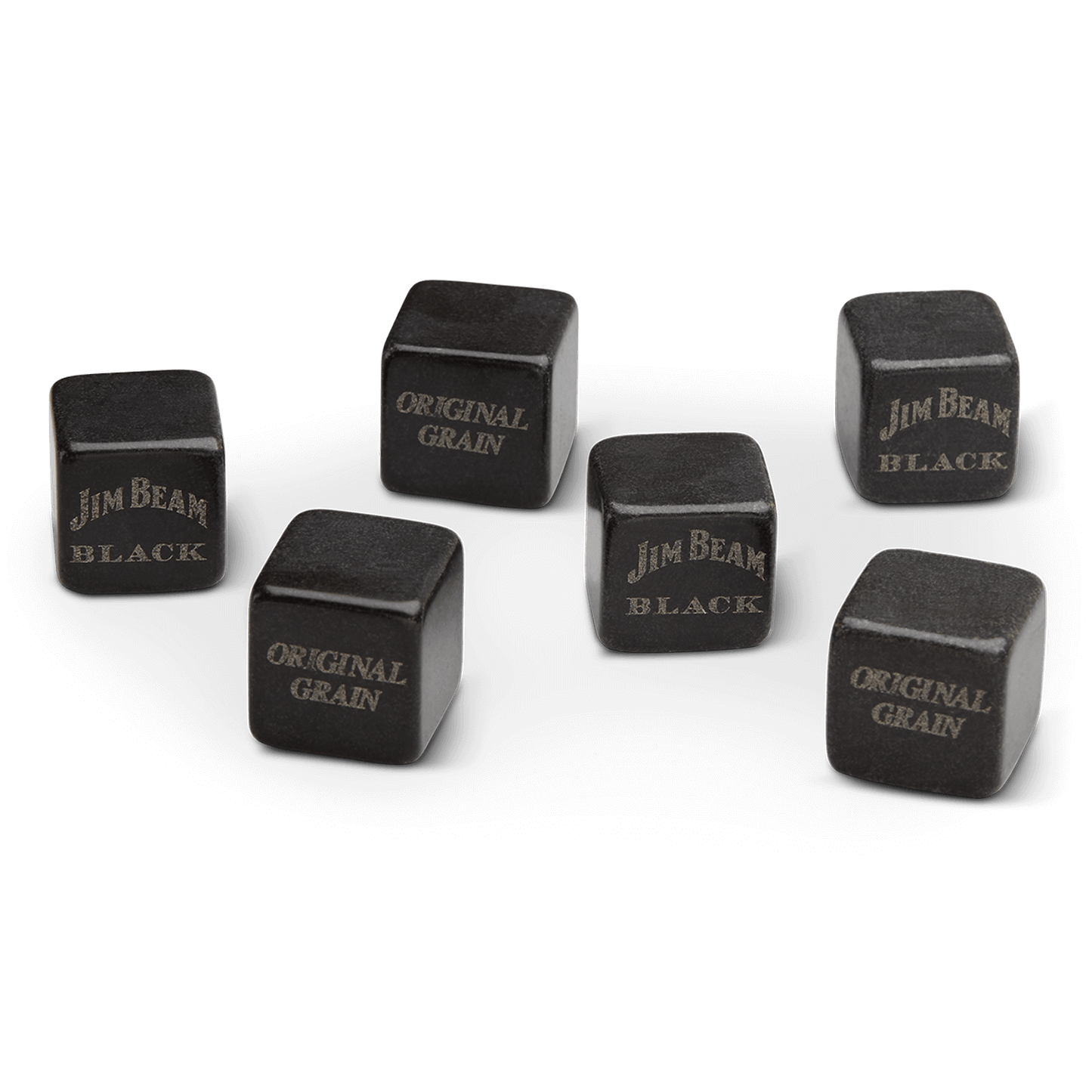 Original Grain x Jim Beam Black Set of 6 Whiskey Stones