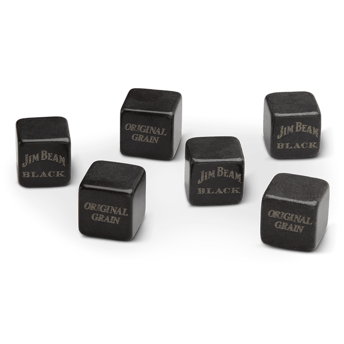 Original Grain x Jim Beam Black Set of 6 Whiskey Stones