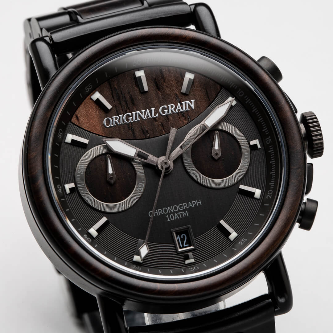 Esfera del reloj Blackwood Chrono 44 mm de Original Grain