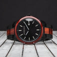 Rosewood Black Classic 43mm watch by Original Grain