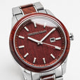 Rosewood Chrome Classic 43mm watch face  by Original Grain