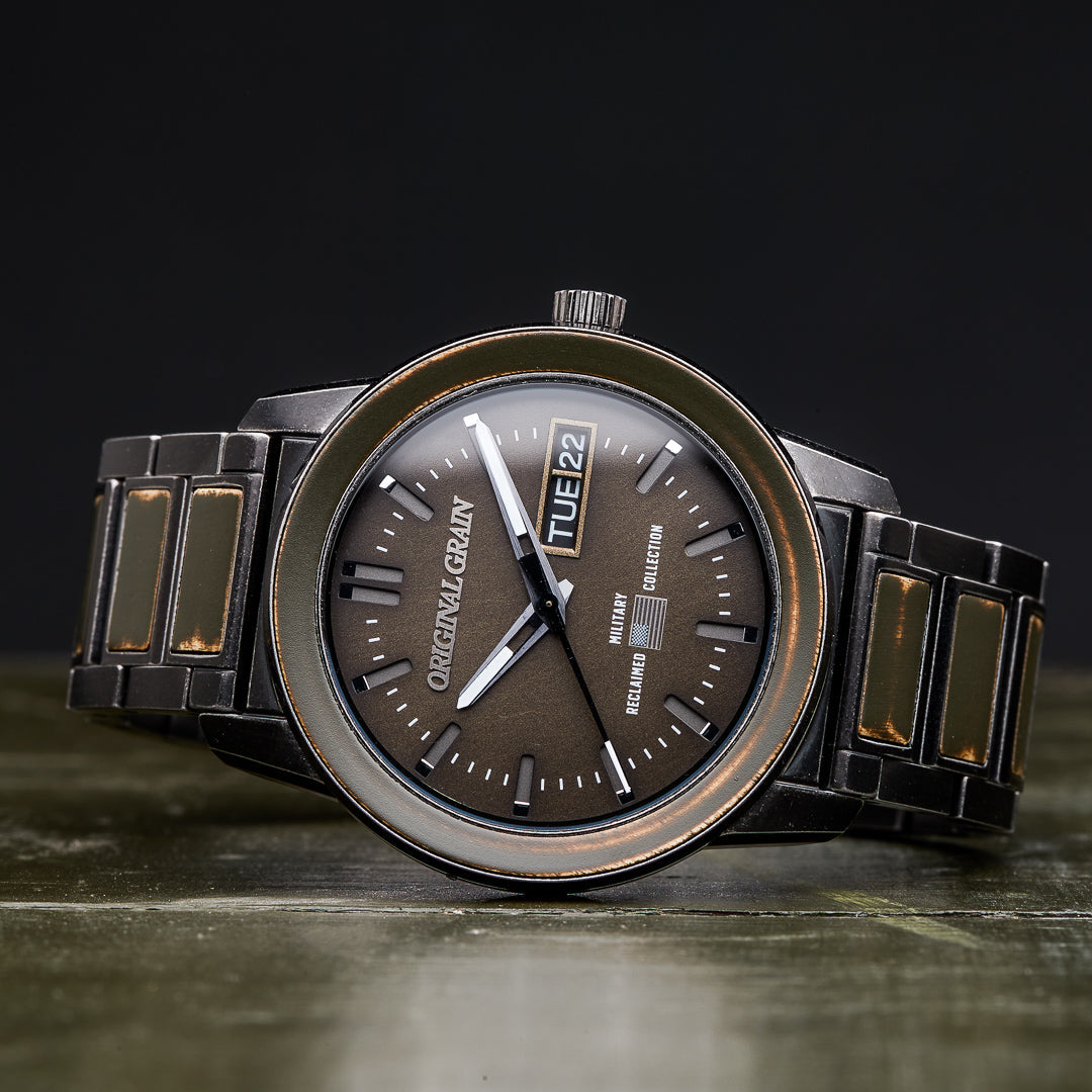 Militärischer Stonewashed-Stahllauf, 42 mm, Bausatz