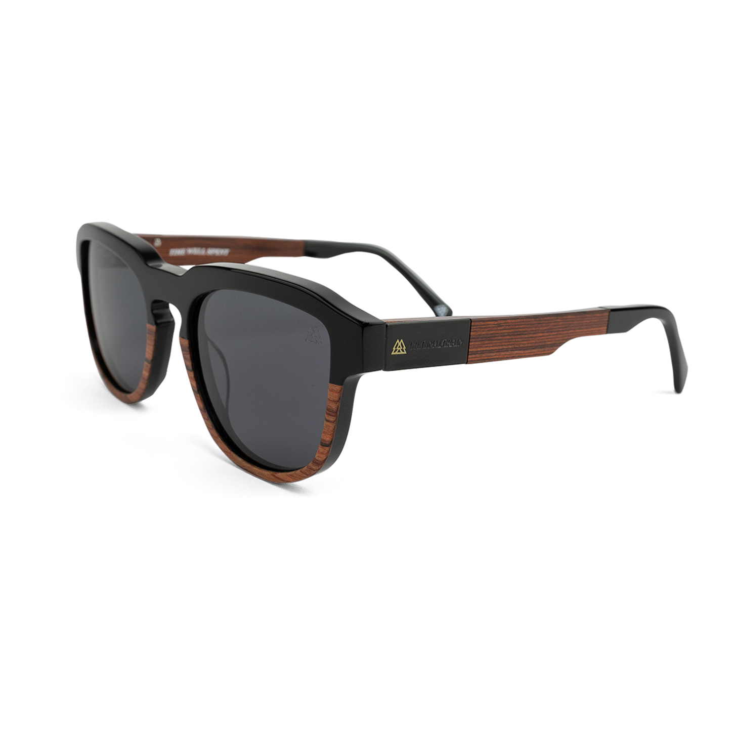 Soleil Rosewood Black Sunglass